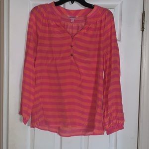 Lilly Pulitzer Elsa silk top